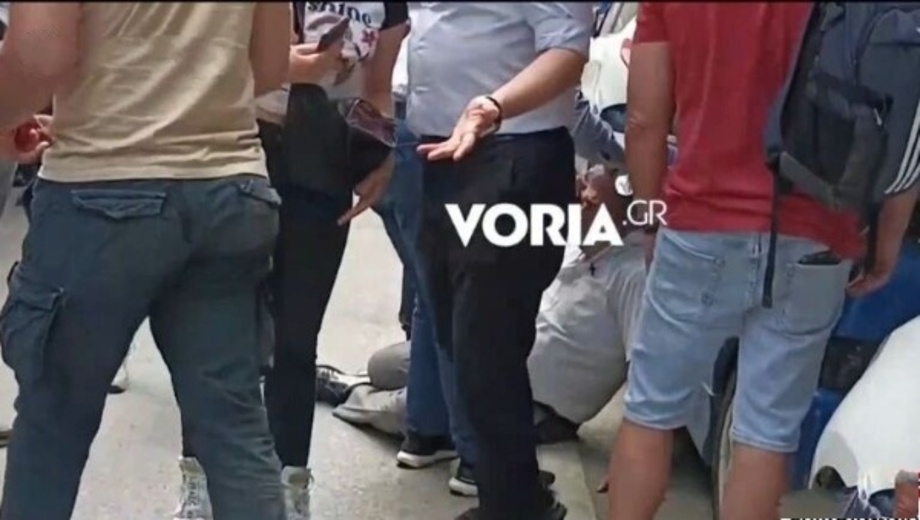 Θεσσαλονίκη:-Οδηγοί-πιάστηκαν-στα-χέρια-στη-μέση-του-δρόμου-–-Σκηνές-απείρου-κάλλους…